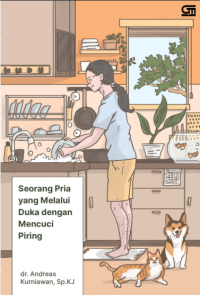 Image of Seorang Pria yang Melalui Duka dengan Mencuci Piring